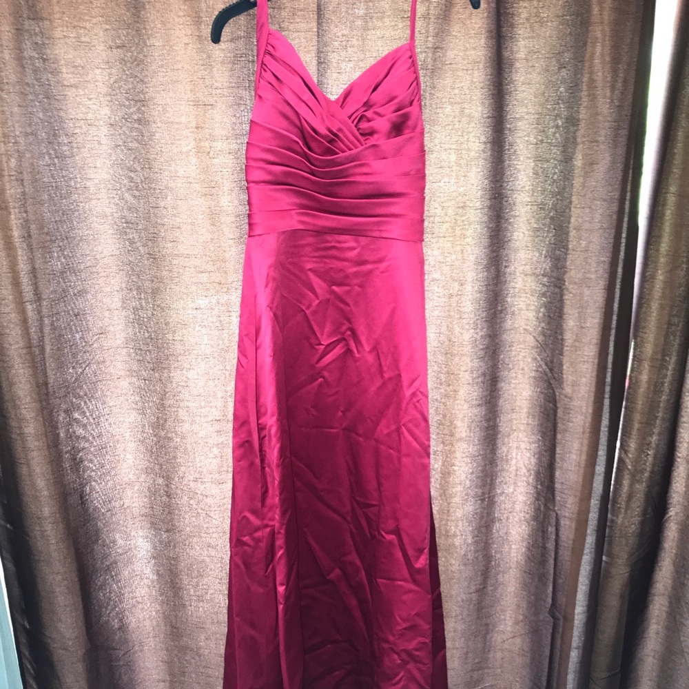 Pink long dress
